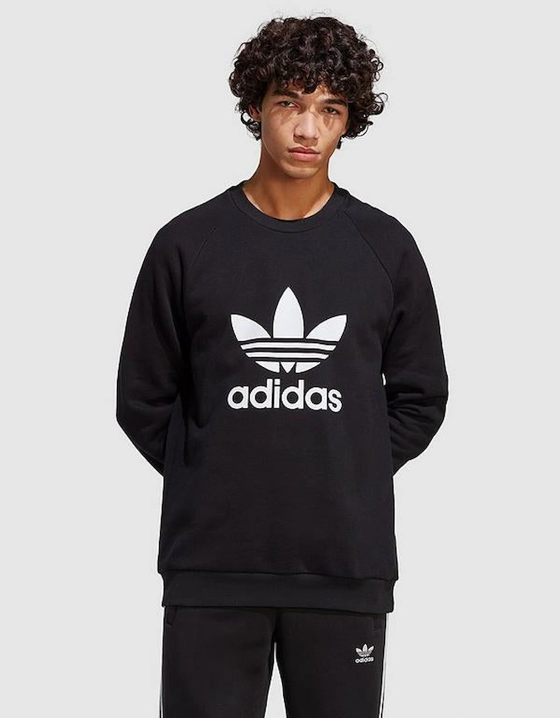 Adidas Classics Trefoil Sweatshirt - Black, 2 of 1