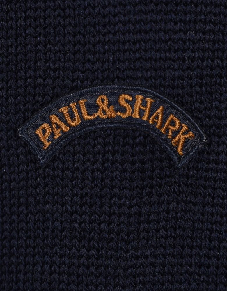 Paul And Shark Half Zip Knitwear Navy