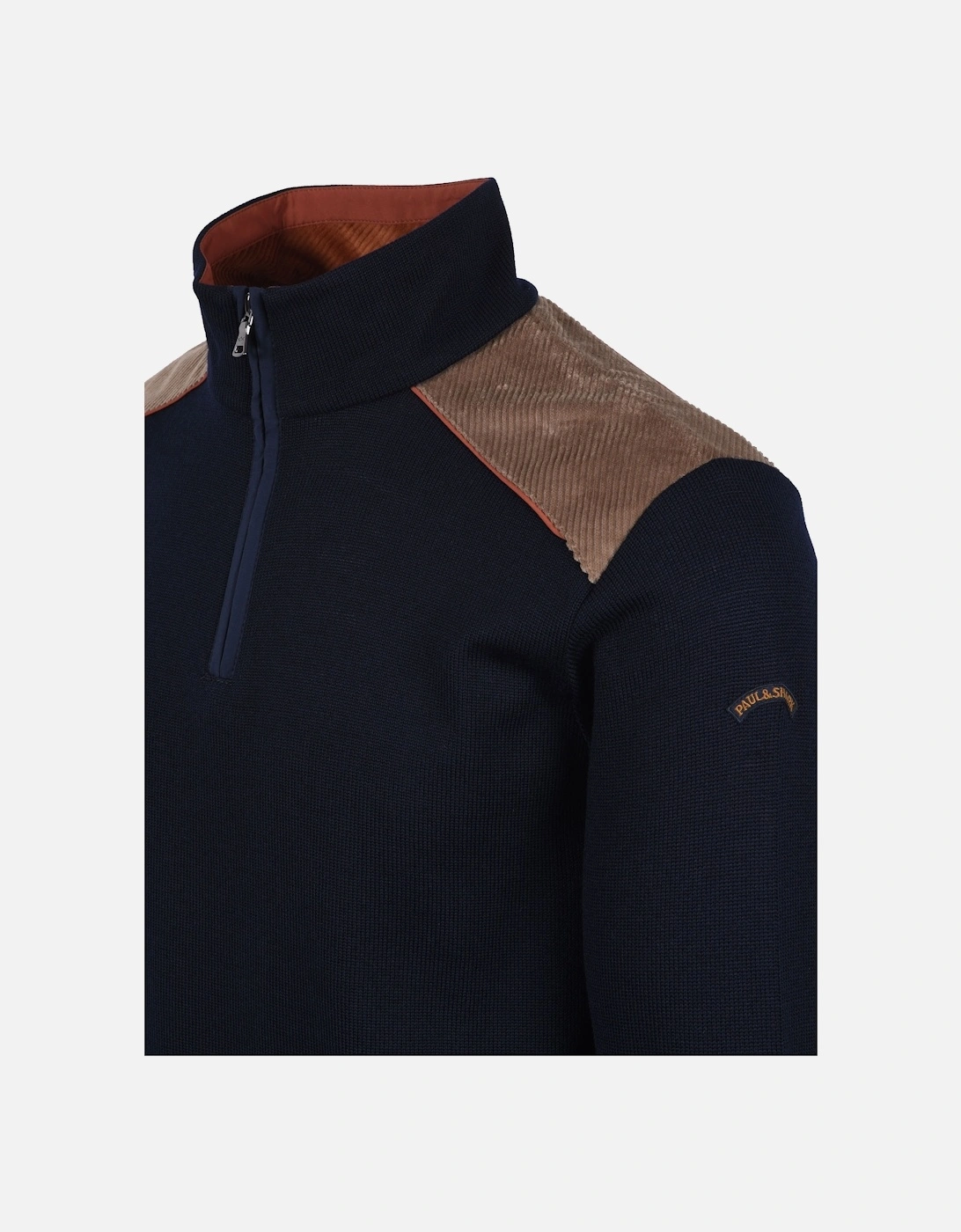 Paul And Shark Half Zip Knitwear Navy