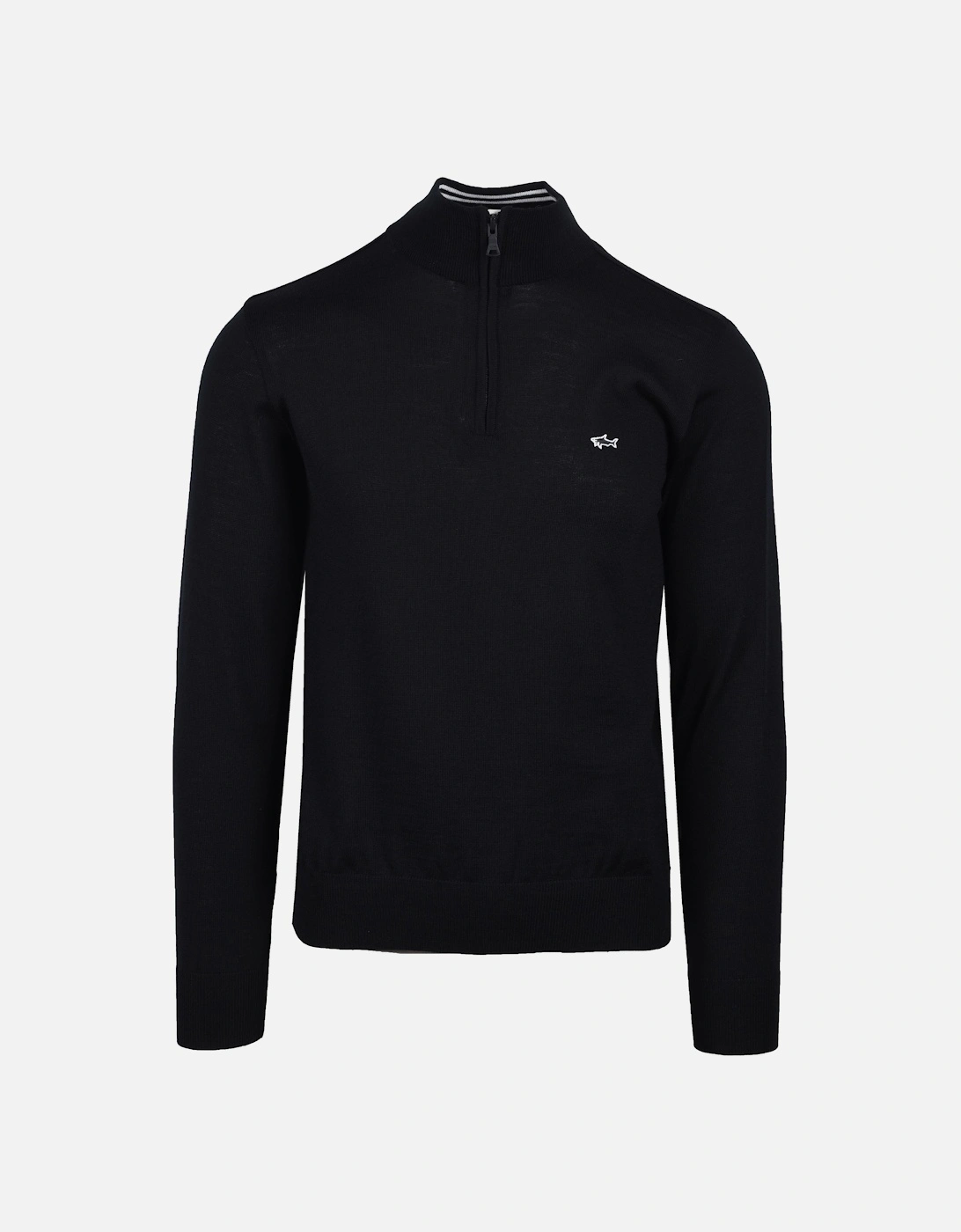 Paul And Shark Half Zip Knitwear Black 14311148, 5 of 4