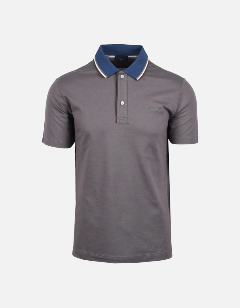 Paul And Shark Polo Shirt Grey