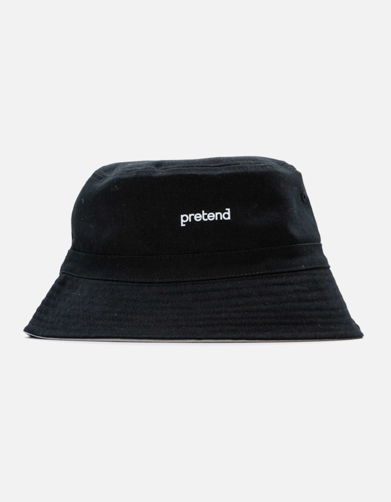 Pretend Brackets Reversible Bucket Hat - Black/Grey