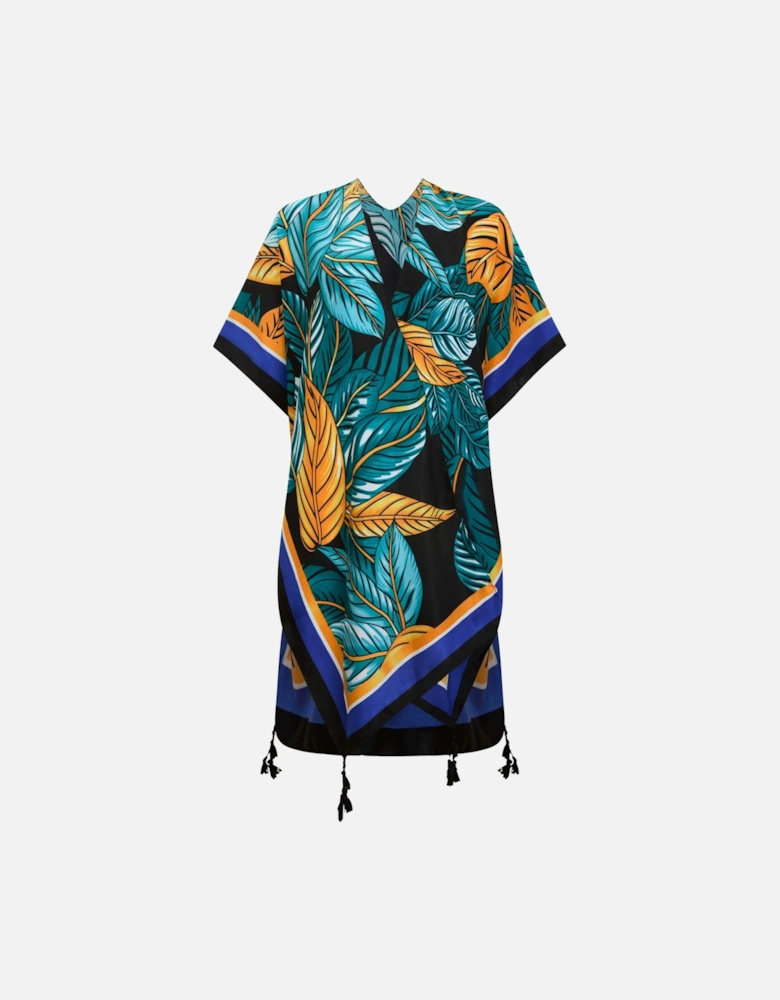 Leaf Print Kaftan