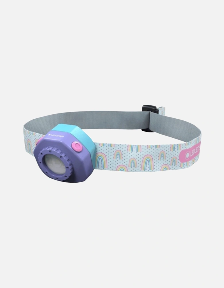 LedLenser KIDLED R Rechargeable Headlamp (40lm) - Purple - OS