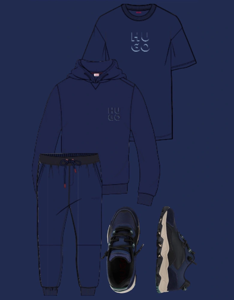 Navy Logo Joggers