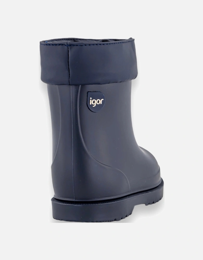 Navy Rain Boots