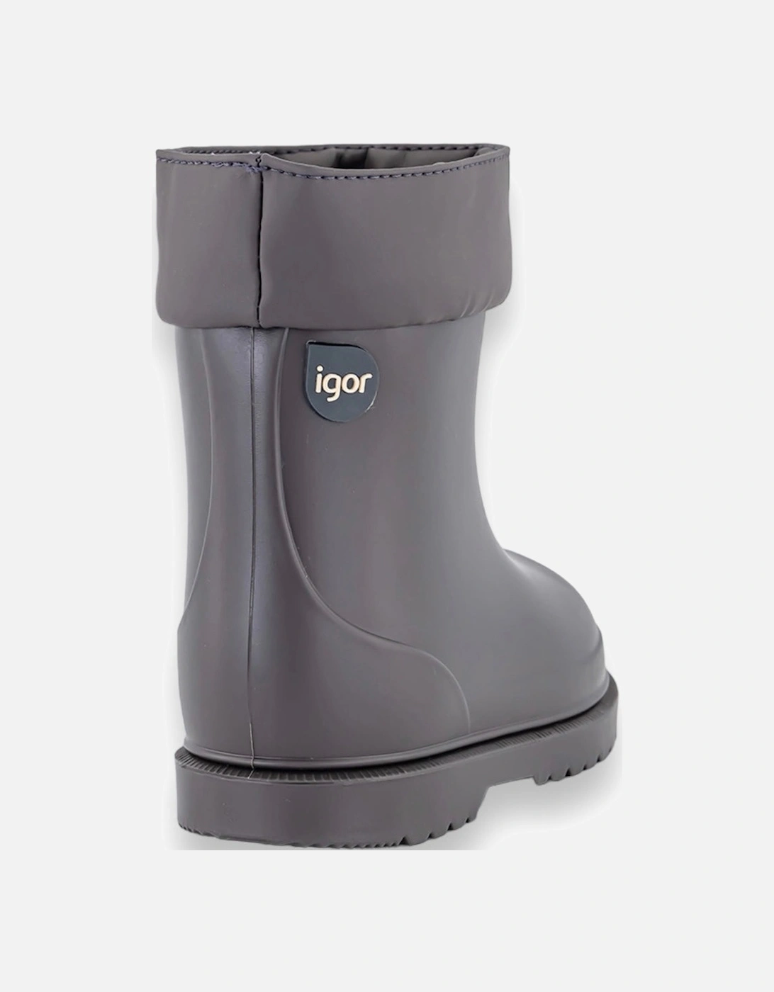 Grey Rain Boots