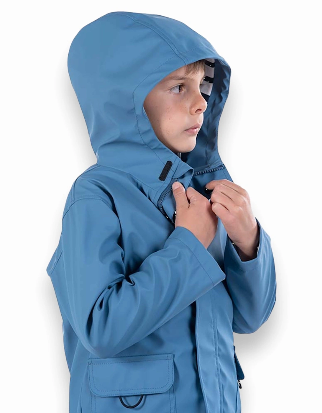 Blue Rain Coat