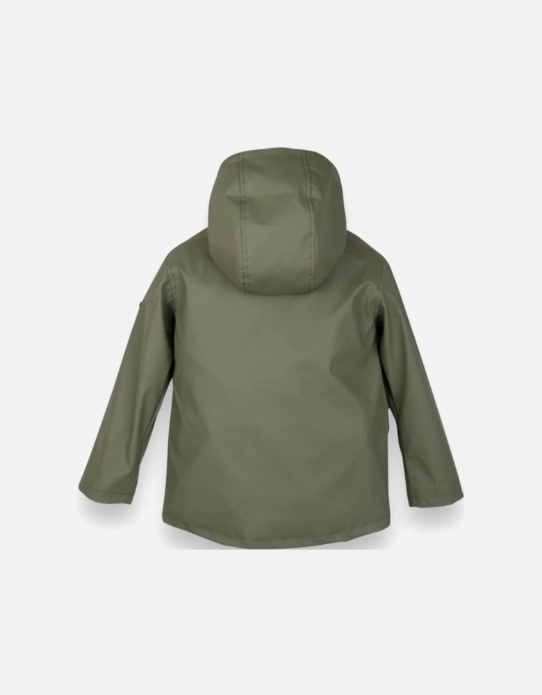 Khaki Green Rain Coat