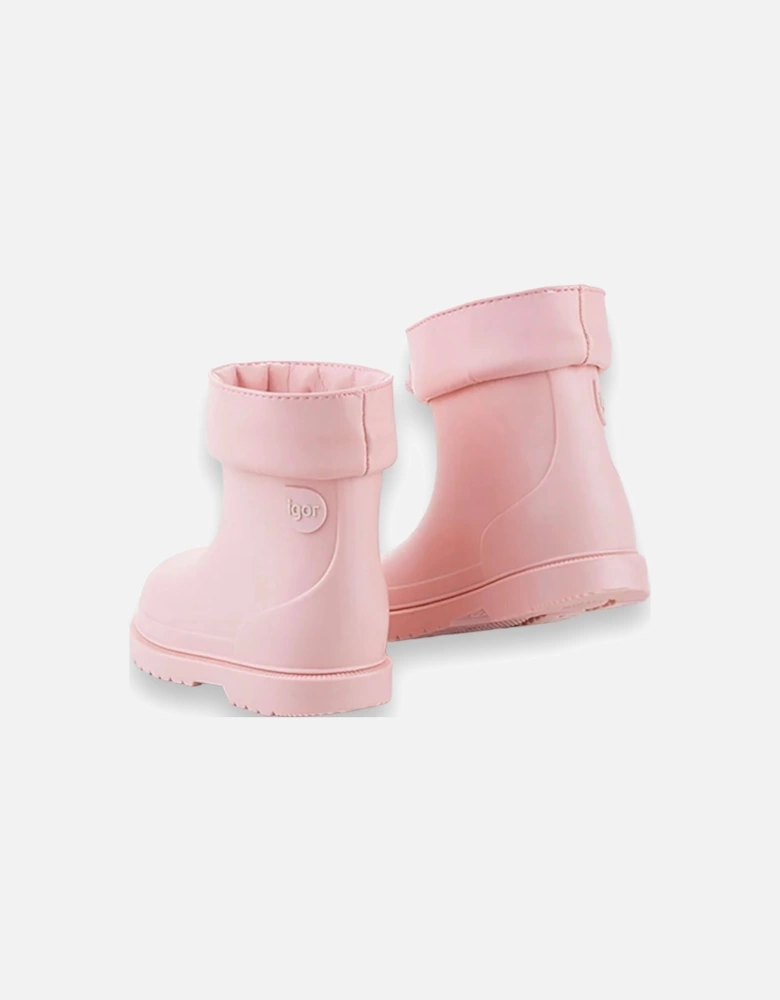 Pale Pink Rain Boots