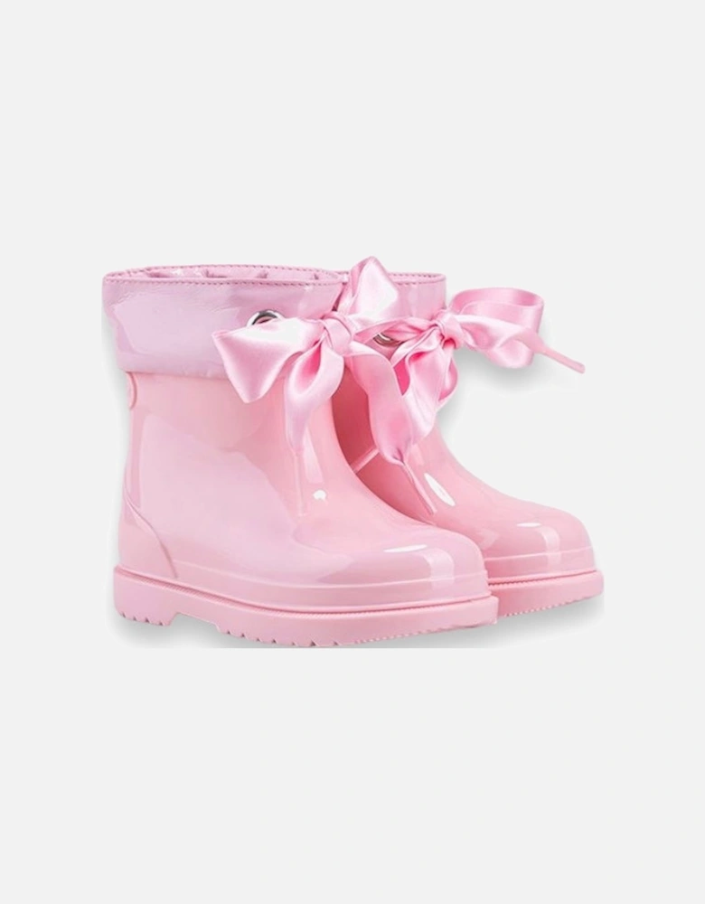 Pink Ribbon Rain Boots