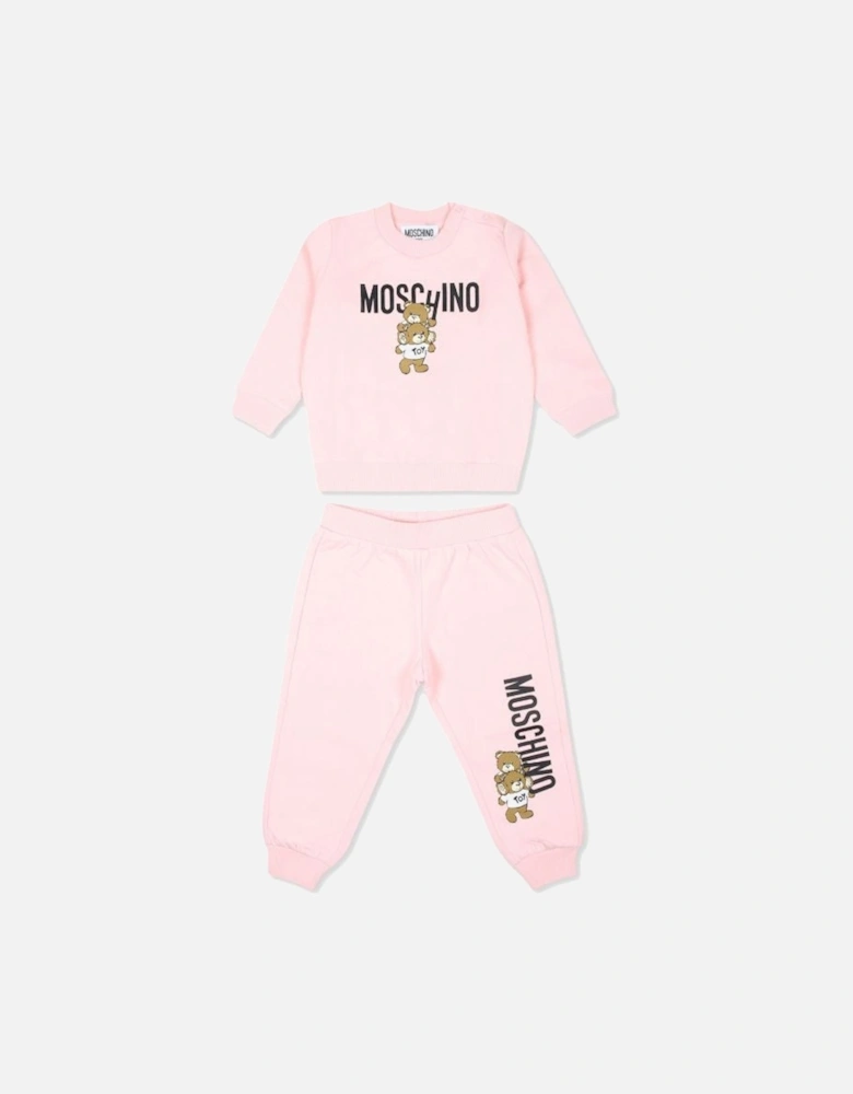 BABY/TODDLER PINK TRACKSUIT M6K02P