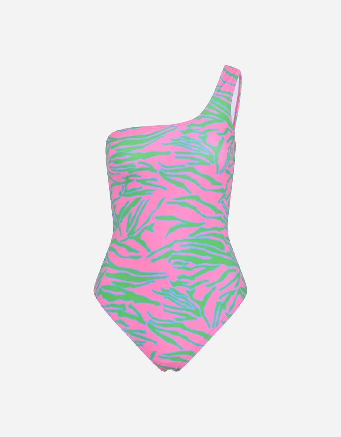 Limited Edition Zadie Tiger Print One Shoulder Swimsuit