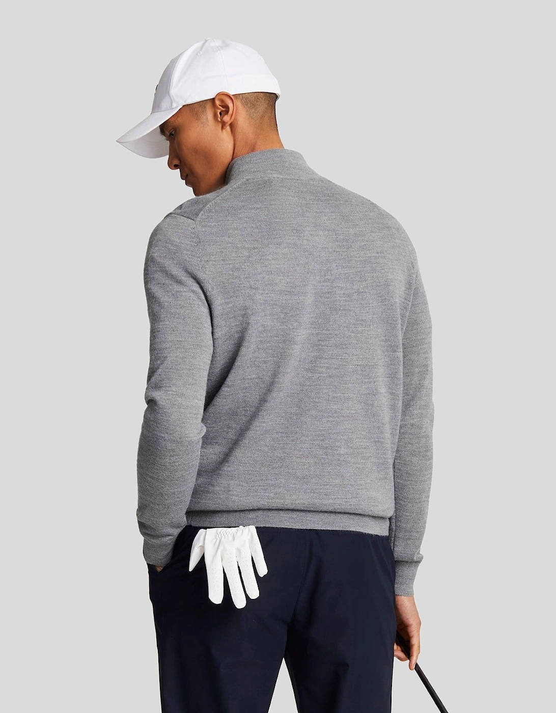 Golf 1/4 Zip Merino Jumper