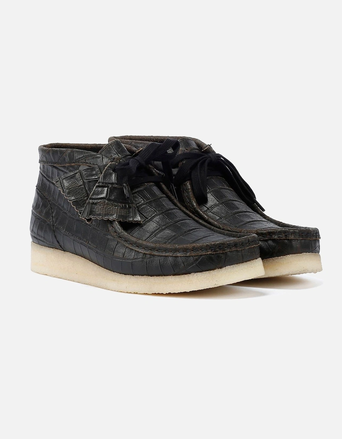 Originals - 26179161 WOMENS WALLABEE BT HARAJUKU BLACK CROC, 9 of 8