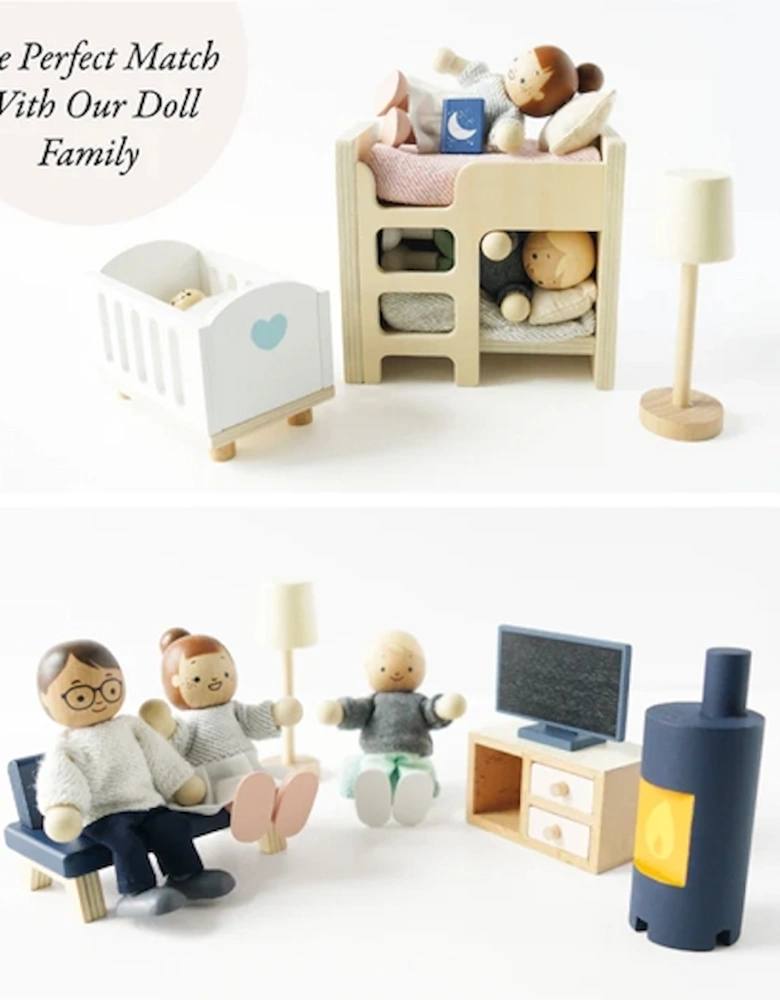 Dolls House Furniture Set 35 Piece