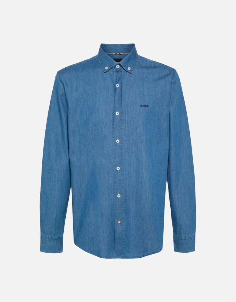 Boss C-hal-bd-e-c1-243 Shirt Open Blue