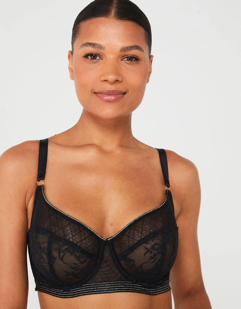 Dulcie Non Padded Wired Bra - Black