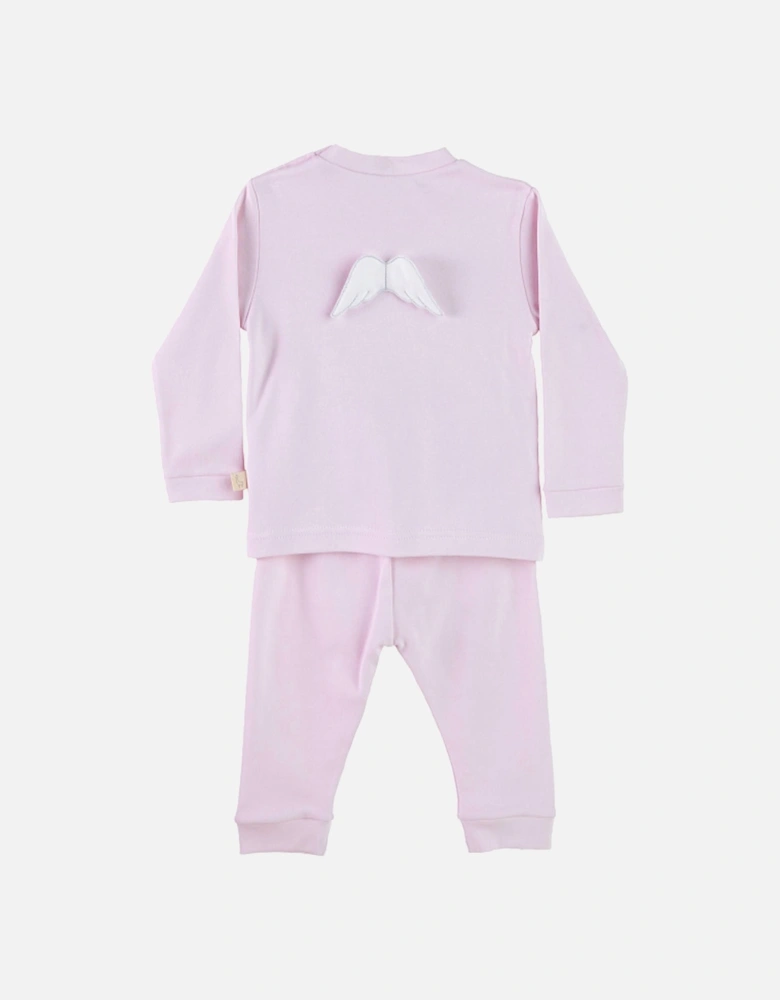 Pink Angel Wing Cotton Pyjamas