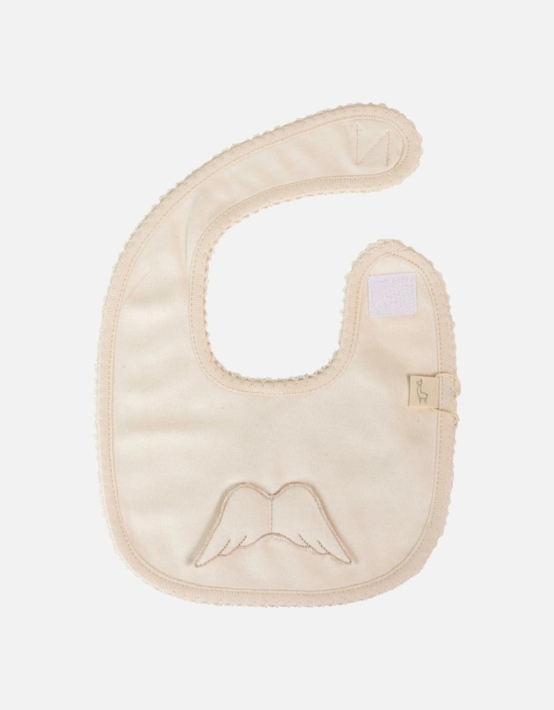 Beige Angel Wing Bib