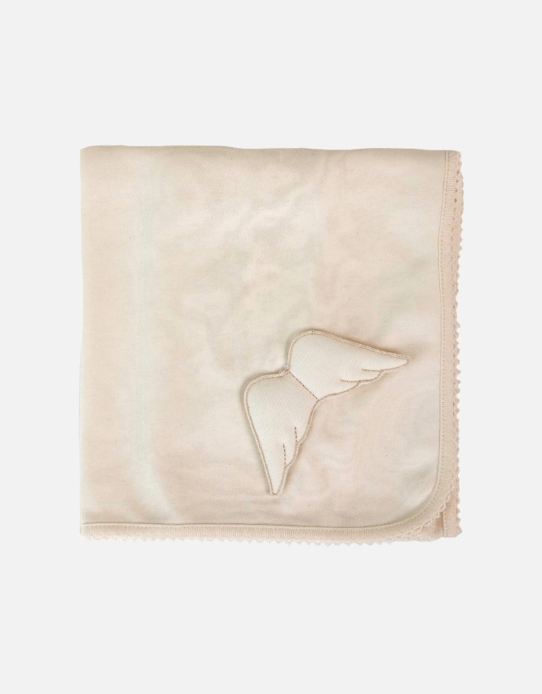 Beige Angel Wing Burp Cloth