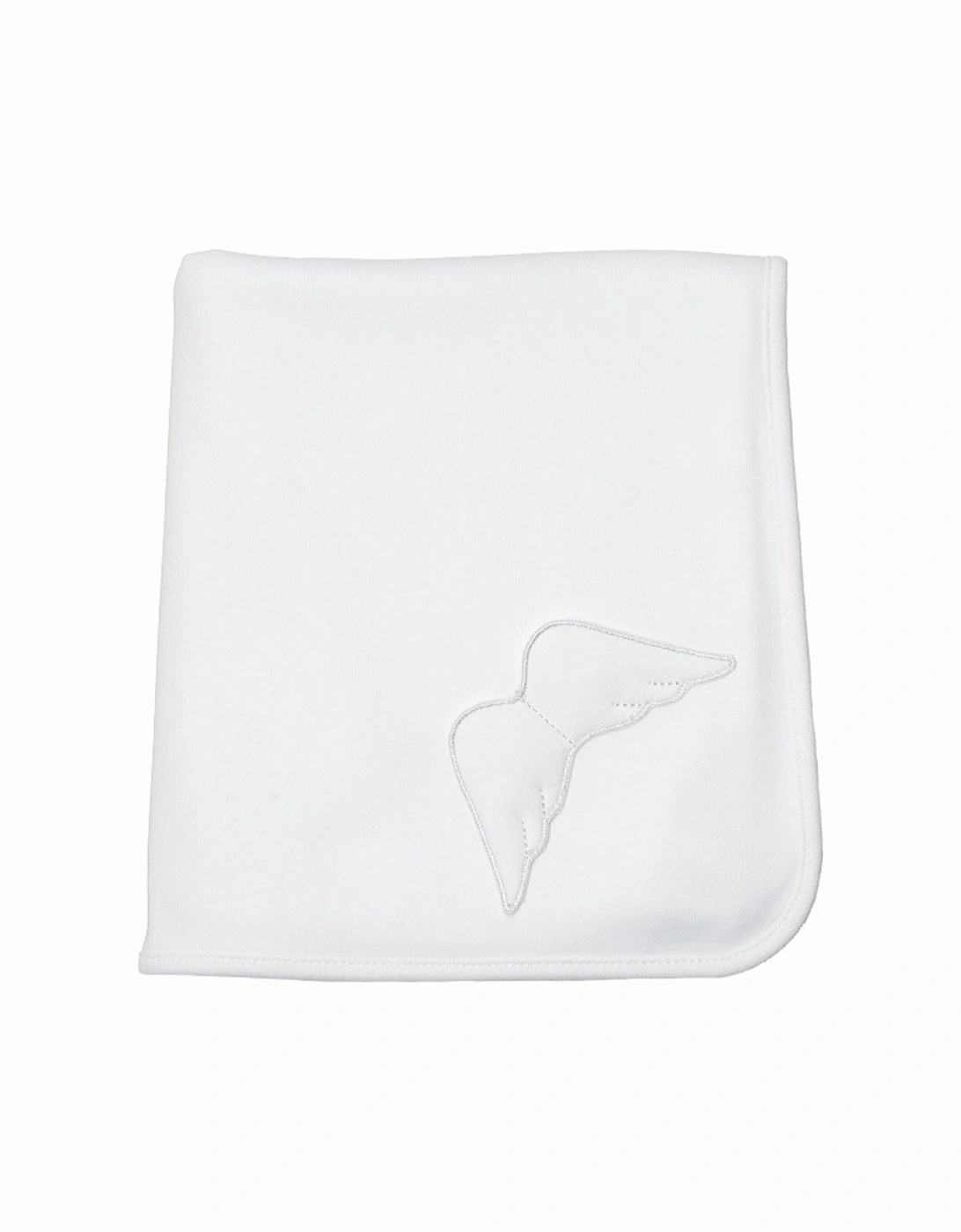 White Angel Wing Burp Cloth, 2 of 1