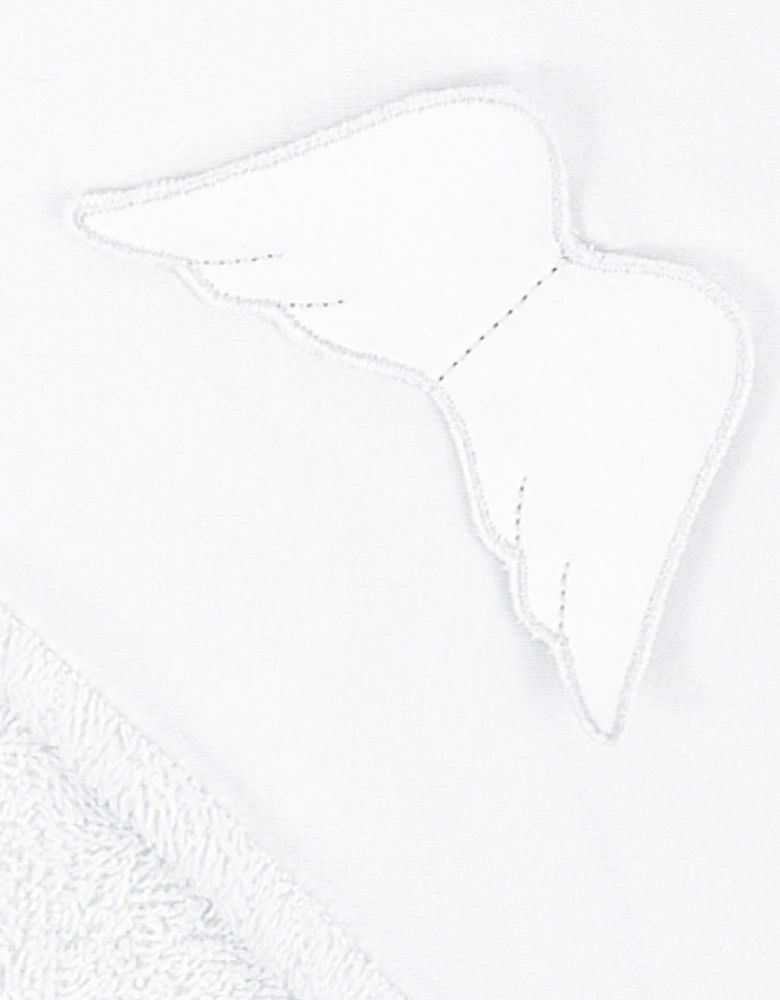 White Angel Wing Hooded Towel