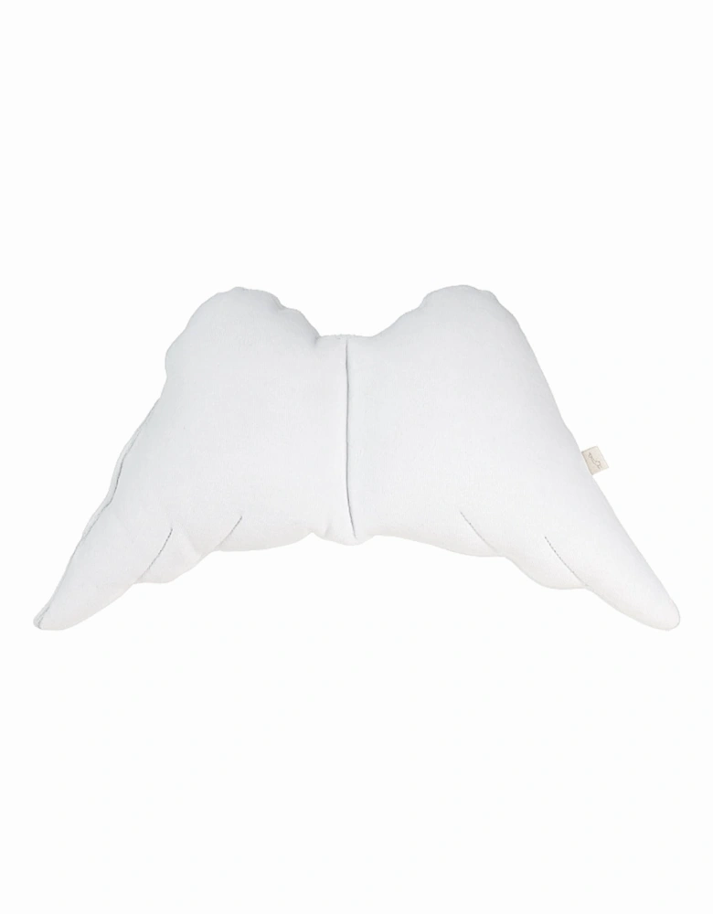 White Angel Wing Pillow