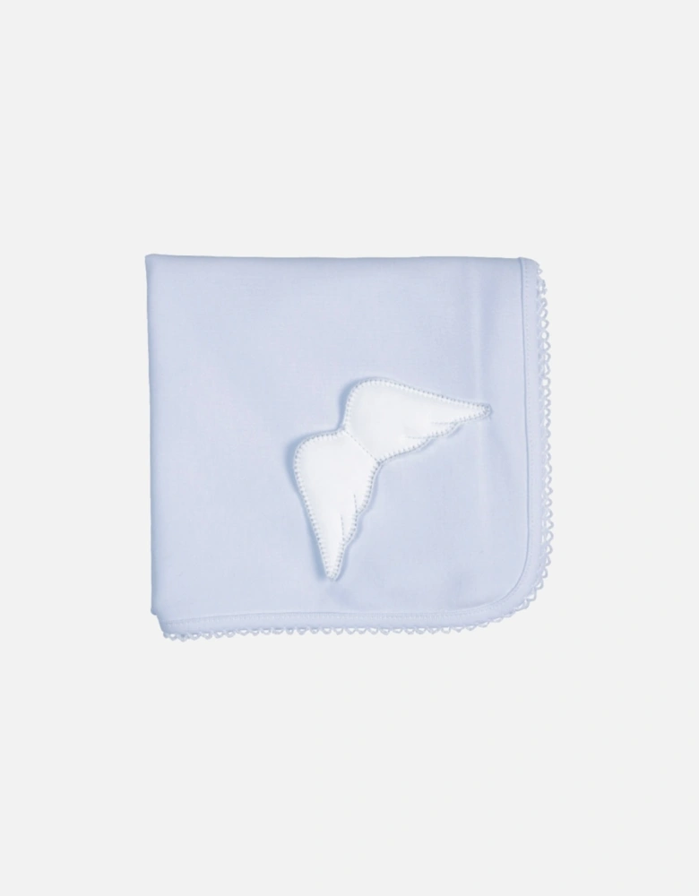 Blue Angel Wing Burp Cloth