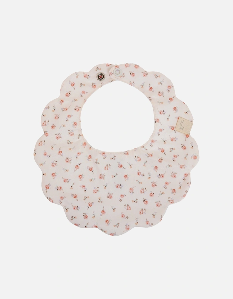 Floral Scollop Bib