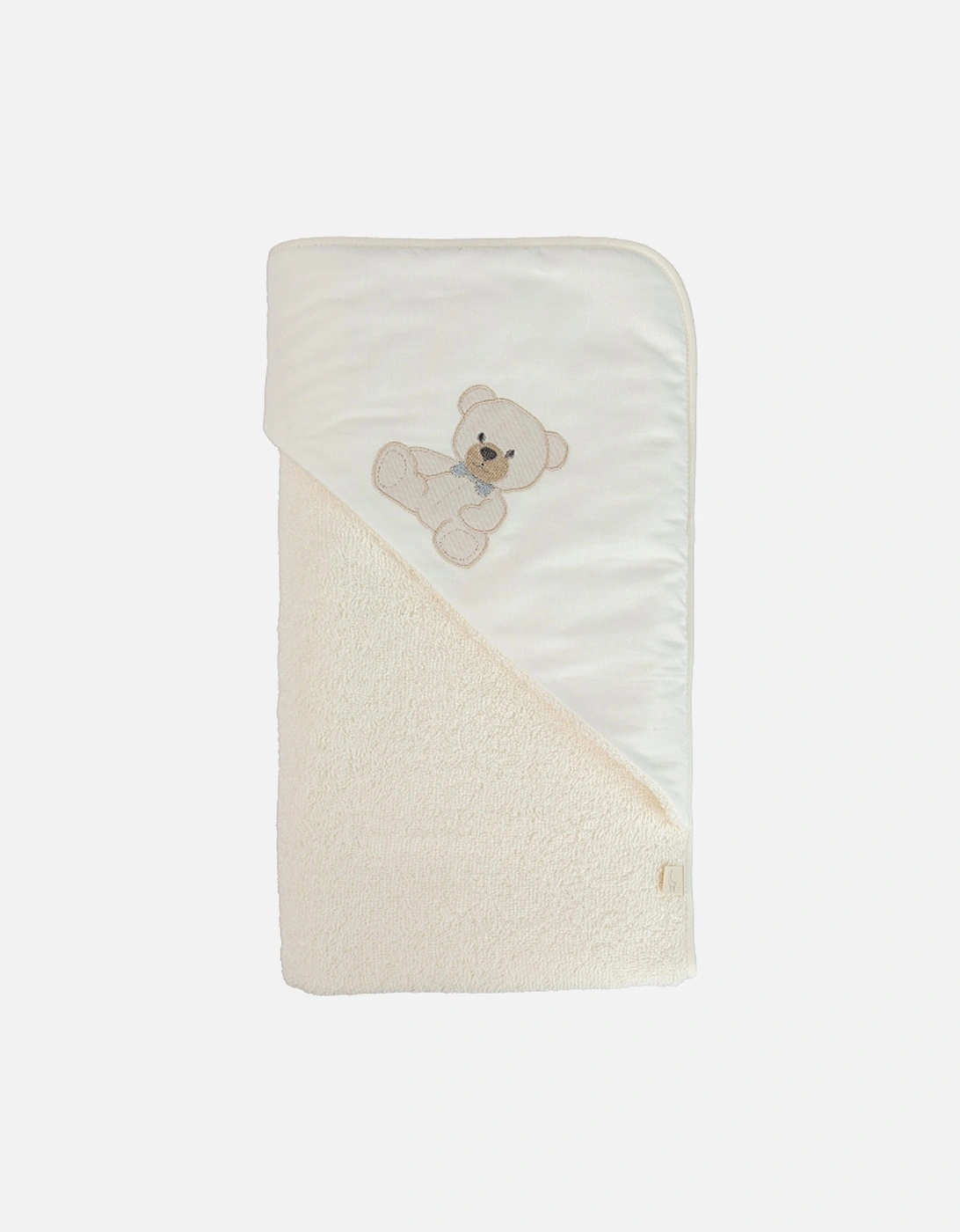 Ivory Teddy Bear Hooded Towel, 2 of 1