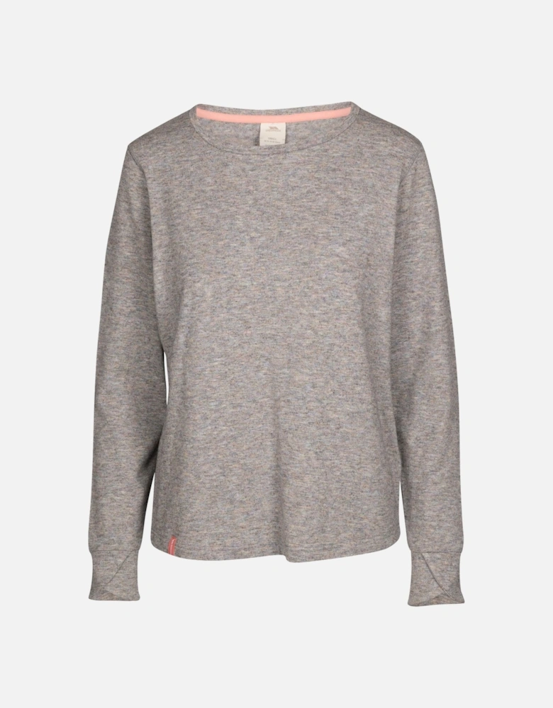 Womens/Ladies Rina Marl Long-Sleeved Top