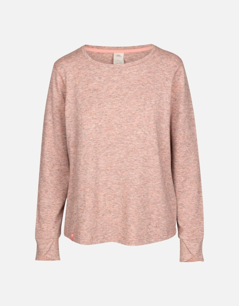 Womens/Ladies Rina Marl Long-Sleeved Top