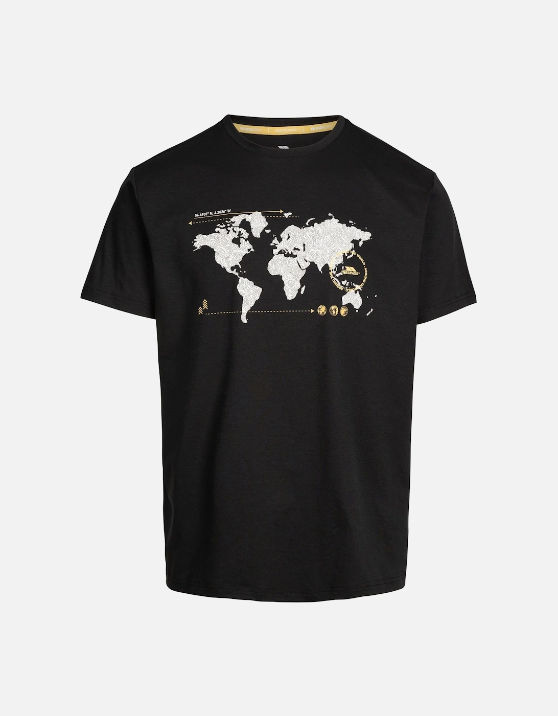 Mens Ohio Map TP75 T-Shirt, 6 of 5