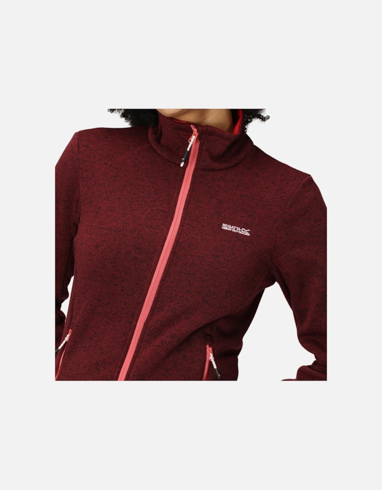 Womens/Ladies Newhill Marl Full Zip Fleece Jacket