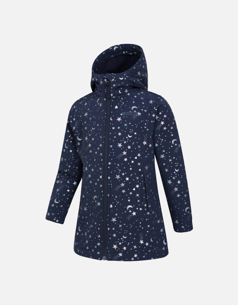 Childrens/Kids Exodus Stars Long Length Soft Shell Jacket