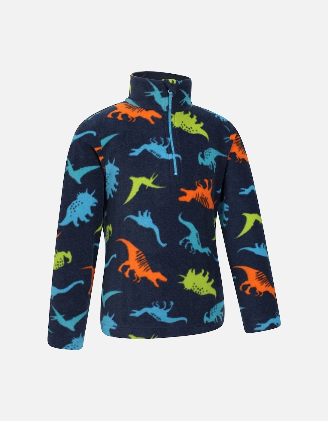 Childrens/Kids Pursuit Dinosaur Skeleton Half Zip Fleece Top