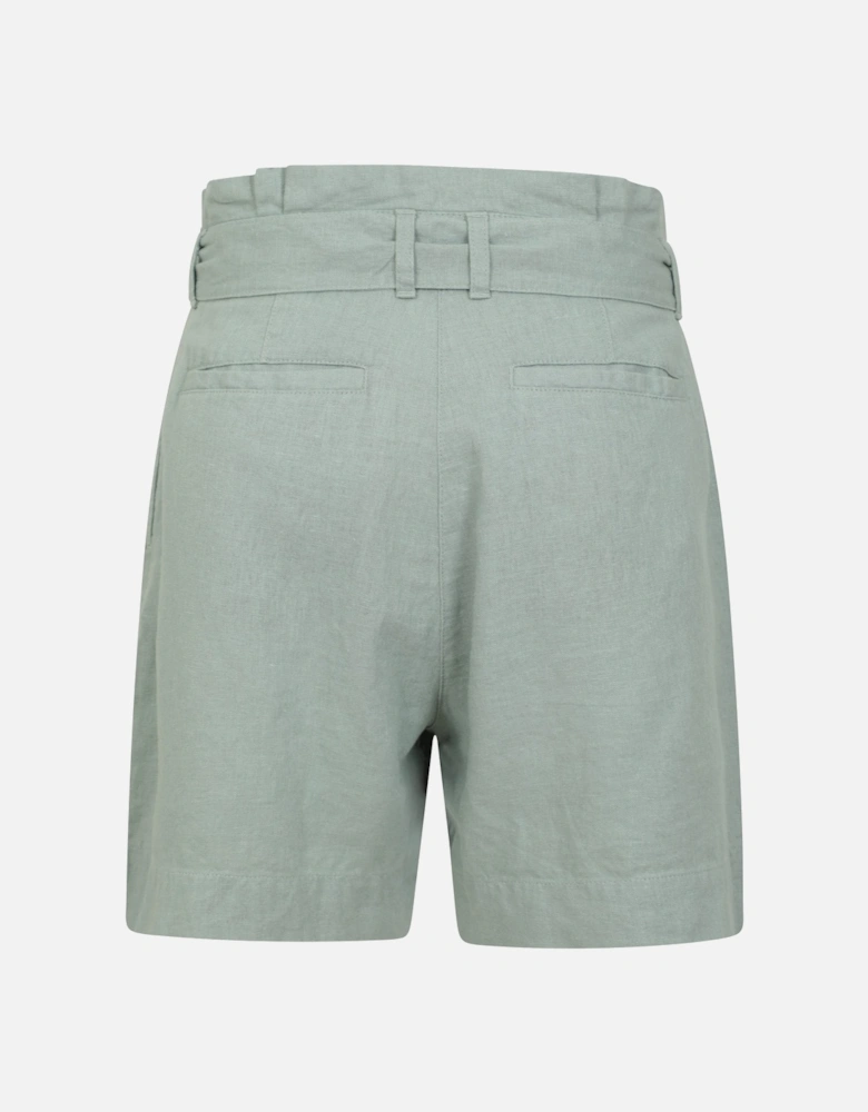 Womens/Ladies Oatley Linen Blend Shorts