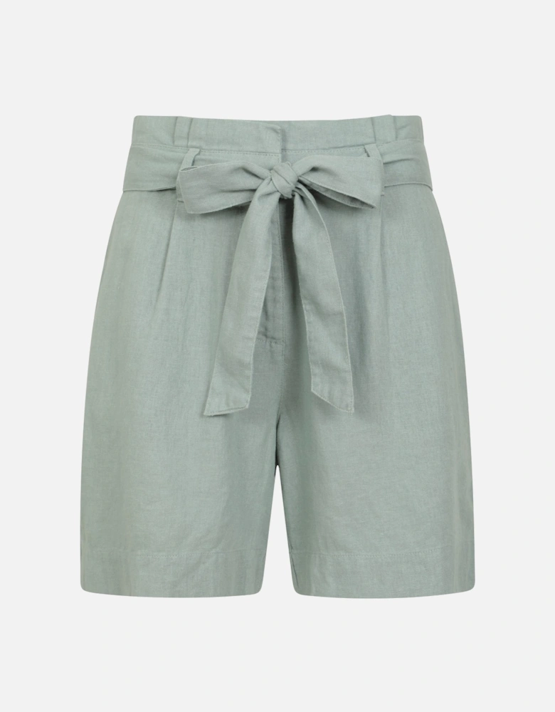 Womens/Ladies Oatley Linen Blend Shorts