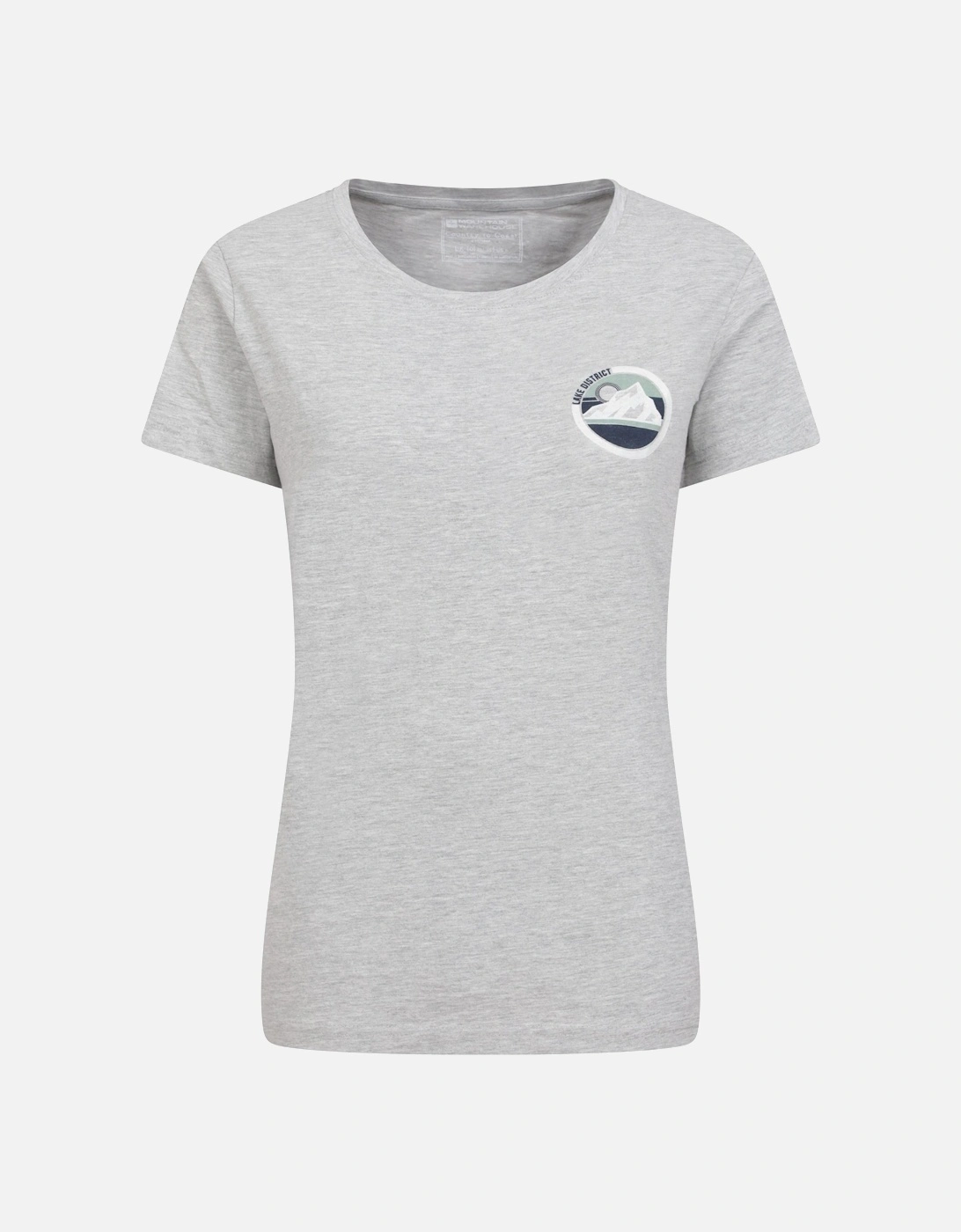 Womens/Ladies Lake District Tree Ring Organic T-Shirt, 5 of 4