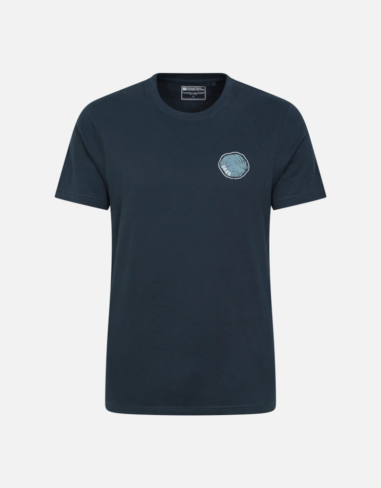 Mens Oban Tree Ring Organic T-Shirt