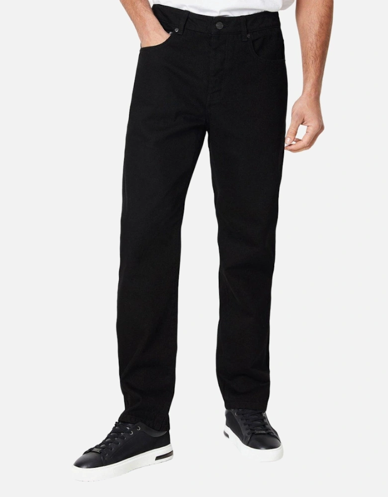 Mens Plain Straight Jeans