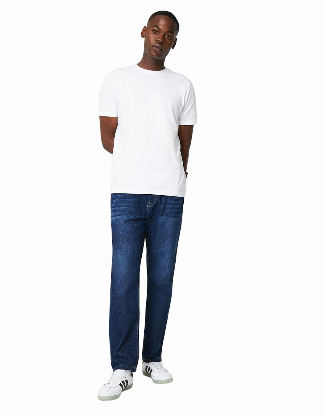 Mens Plain Cotton Crew Neck T-Shirt