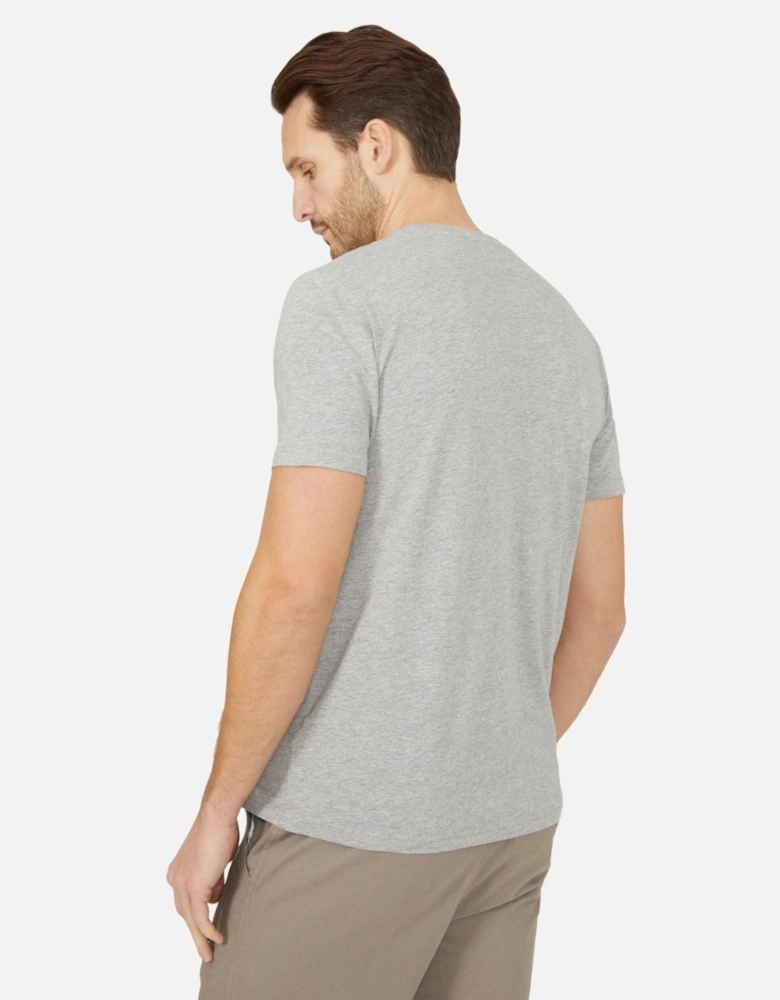 Mens Plain Cotton Crew Neck T-Shirt