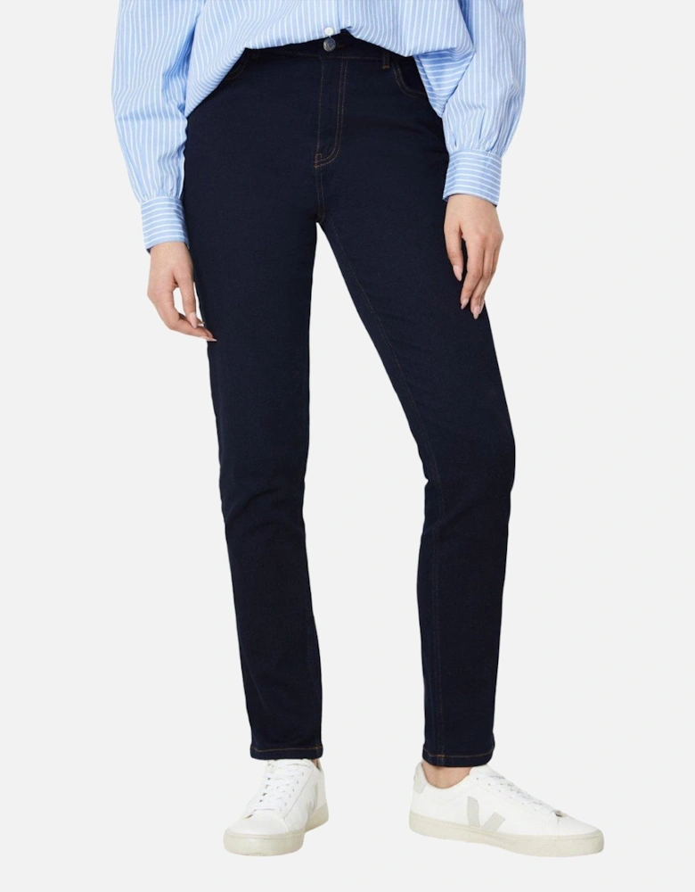 Womens/Ladies Comfort Stretch Tall and Slim Jeans