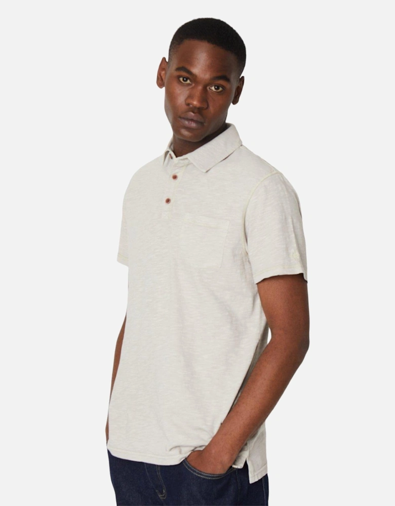 Mens Slub Polo Shirt