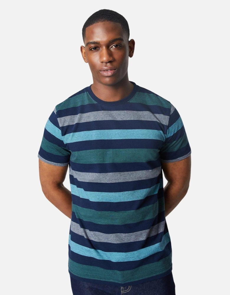 Mens Feeder Block Stripe T-Shirt