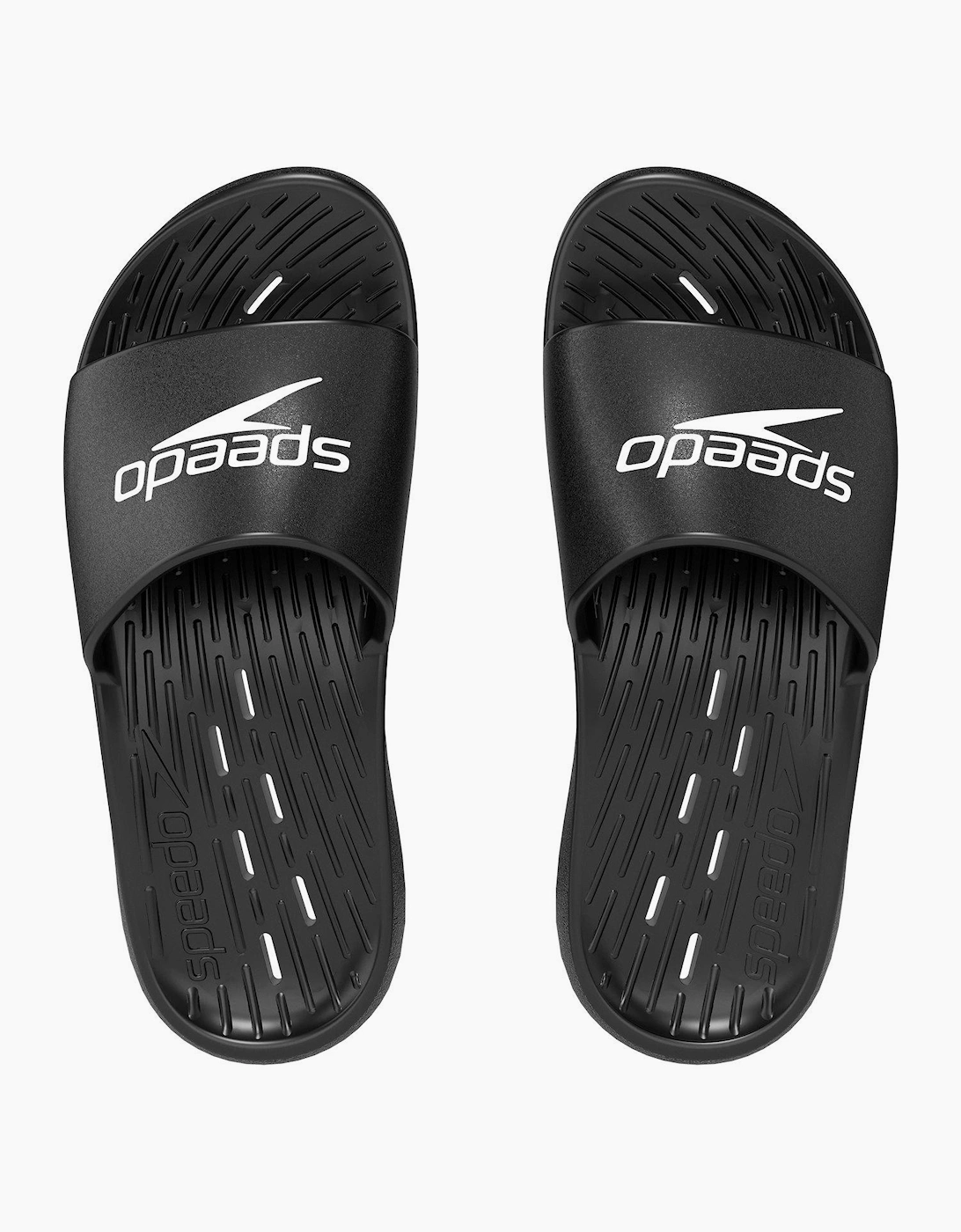 Speedo Men's Black/Multi 2024 Sliders - Size 6