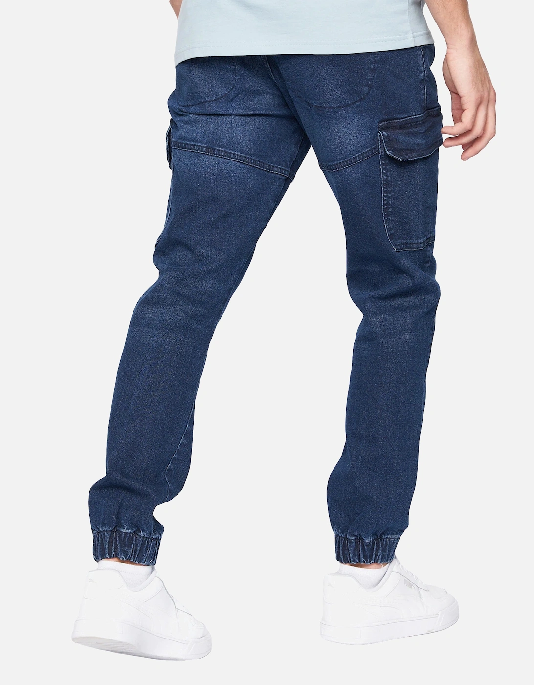 Mens Malimore Cuffed Ankle Cargo Jeans