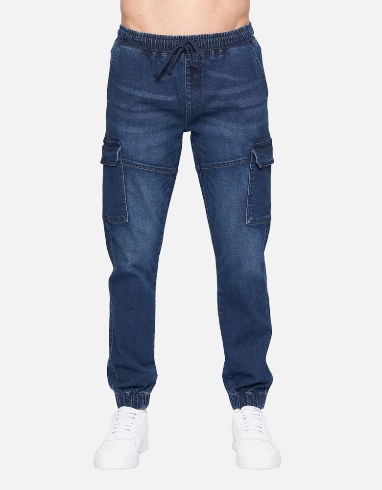 Mens Malimore Cuffed Ankle Cargo Jeans